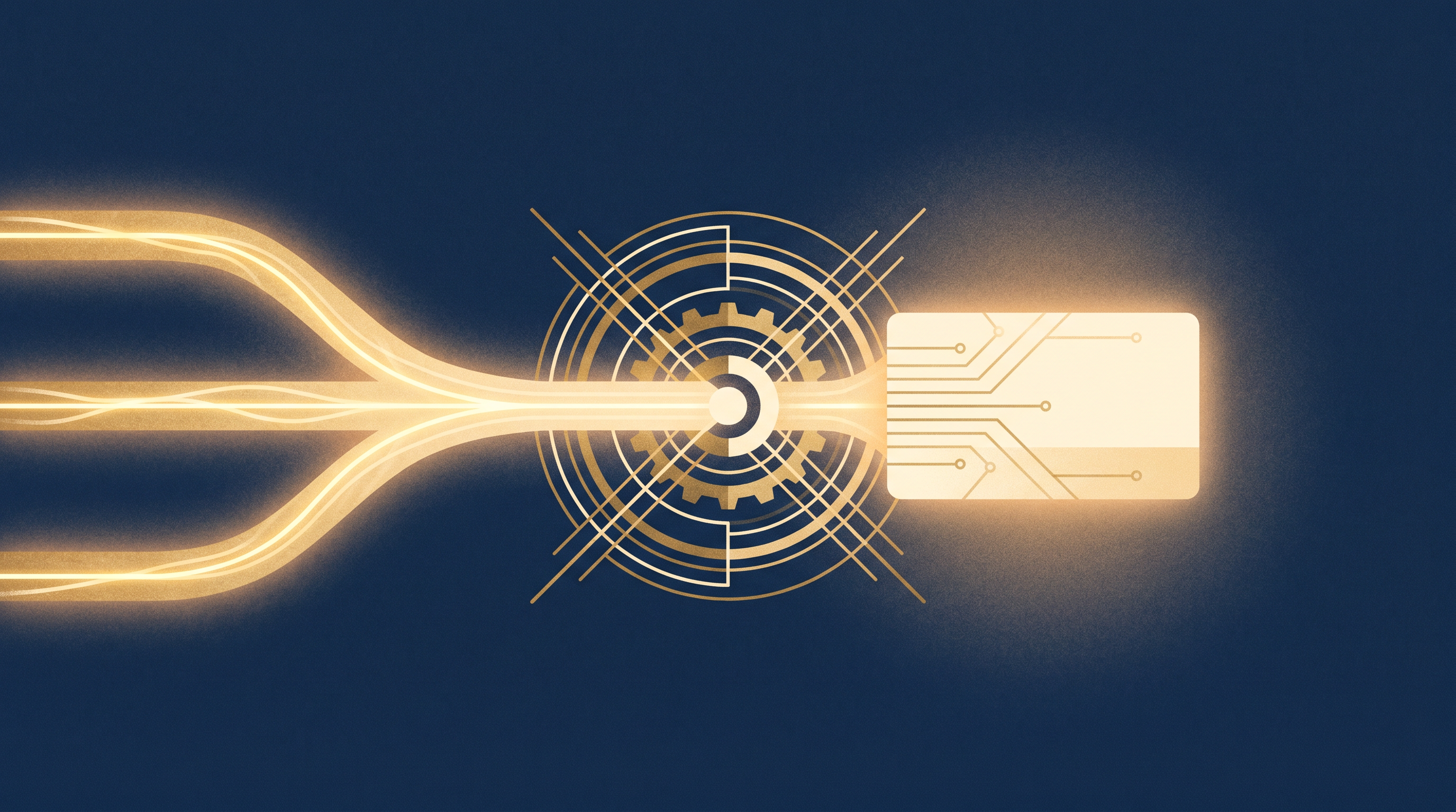 Illustration for the build log "Three providers, one methodology card"