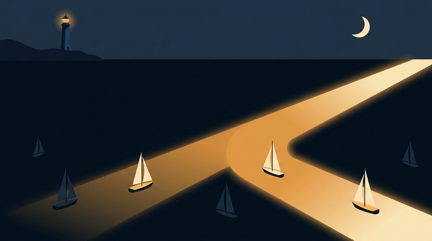 Illustration for the build log "Launching Collimer to ten hand-picked design partners, not the world"