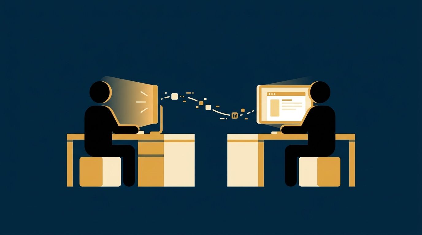 Illustration for the build log "A Pipeline Isn't Built Until Someone Else Runs It"
